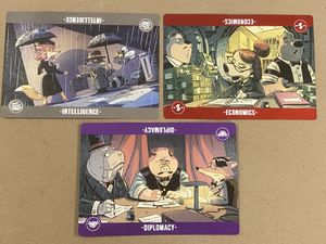 Critters at War: Flies, Lies & Supplies – Economics, Diplomacy and Intelligence Foil Cards