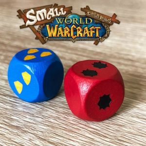 Small World of Warcraft: Colored Faction Dice