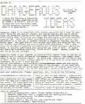 Issue: Dangerous Ideas (Issue 3 - Oct 1994)