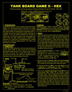 Tank Board Game II: Hex