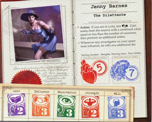 Investigators from arkham horror adapted to EH 2.1 | BoardGameGeek