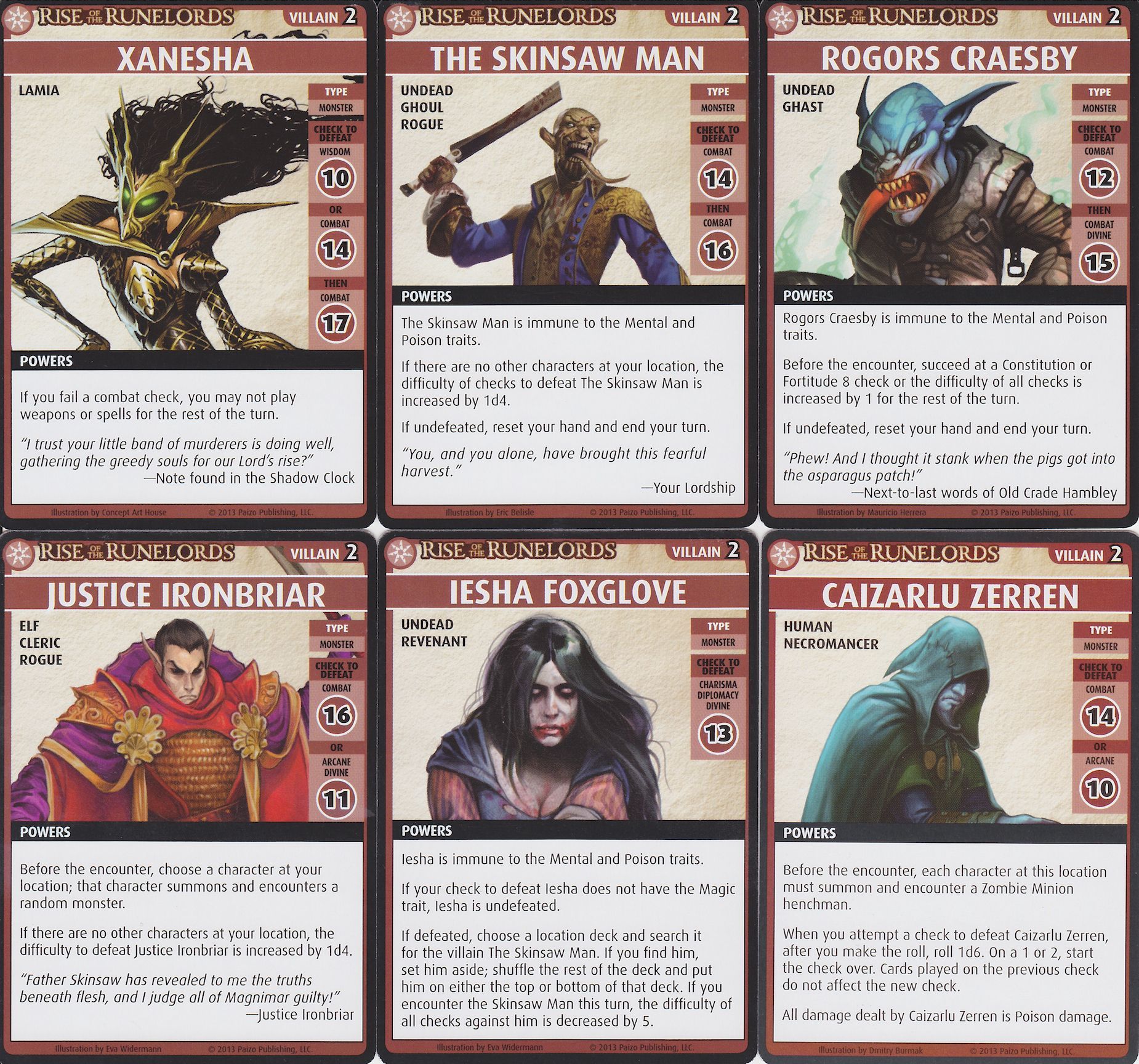 Pathfinder Adventure Card Game: Rise of the Runelords – Adventure Deck 2:  The Skinsaw Murders | Image | BoardGameGeek