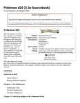 RPG Item: Pokémon d20
