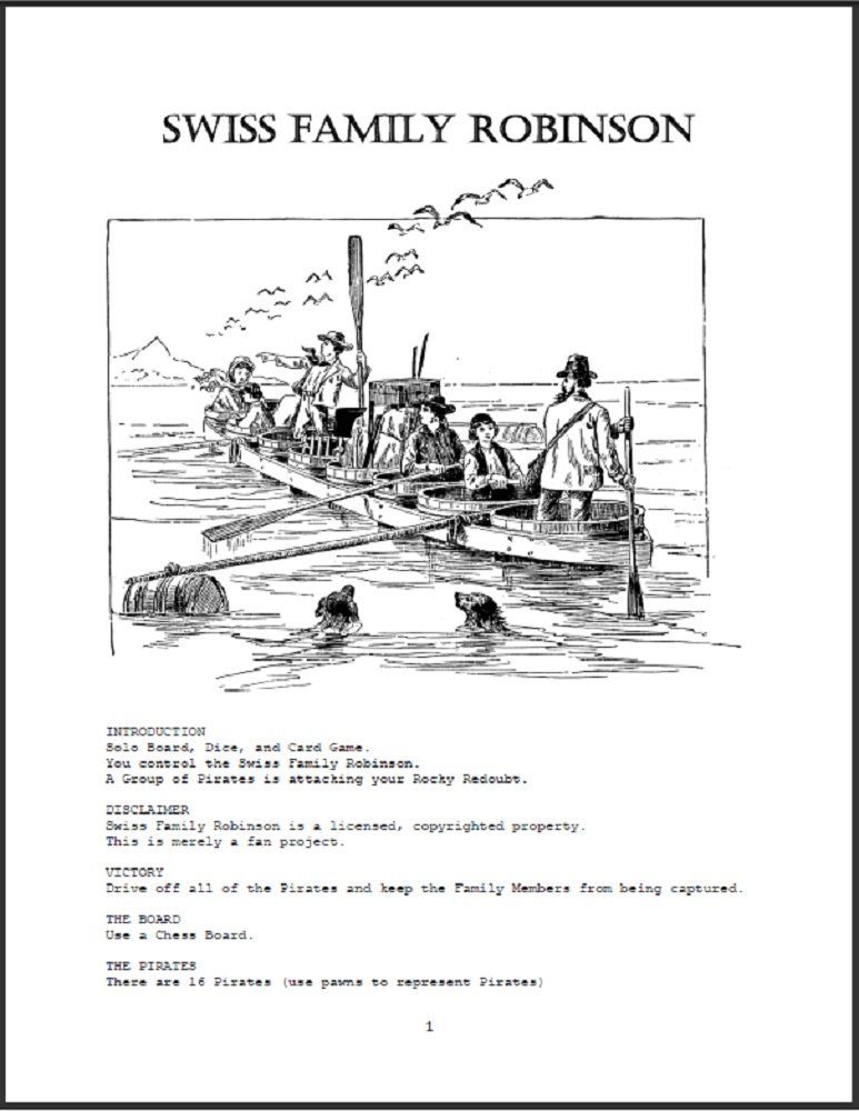 Swiss Family Robinson box art