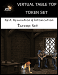 RPG Item: Virtual Table Top Token Set: Rest, Relaxation & Intoxication Tavern Set
