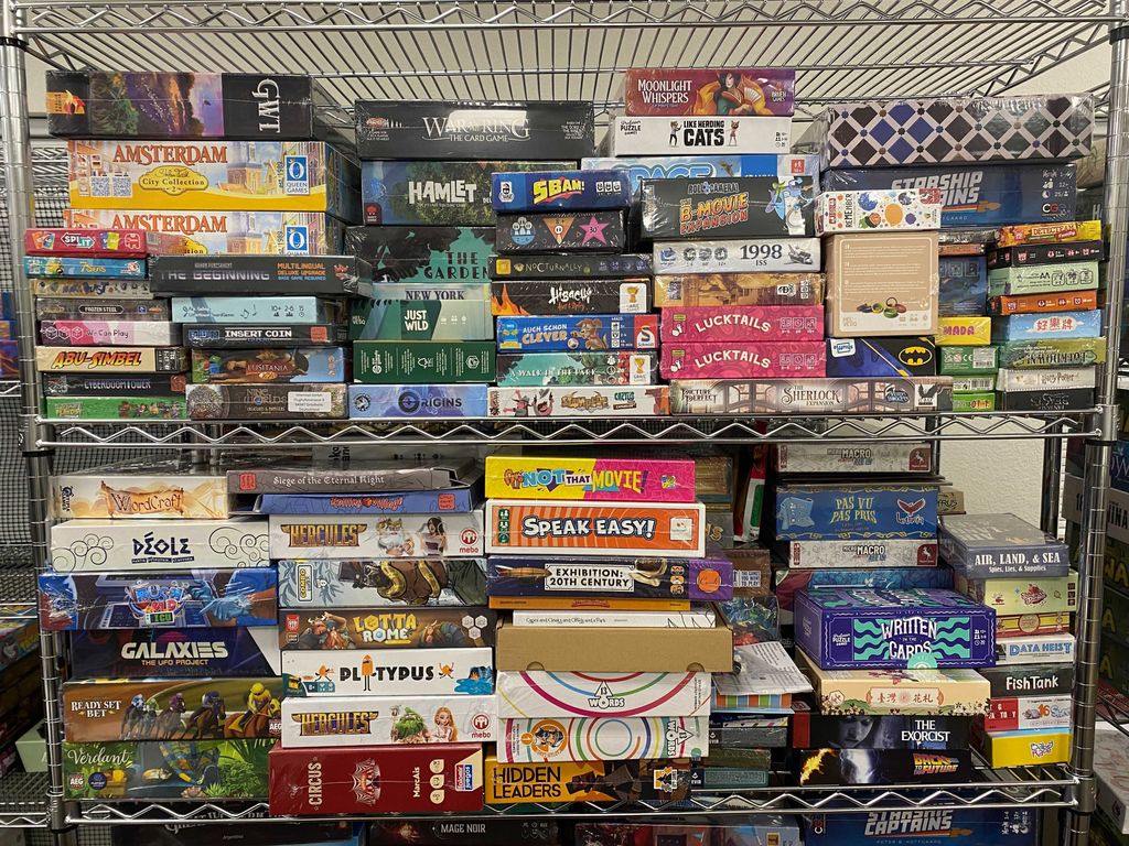 Browse the New Releases on the shelves for BGG.CON 2022