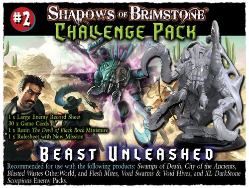 Board Game: Shadows of Brimstone: Challenge Pack #2 – Beast Unleashed