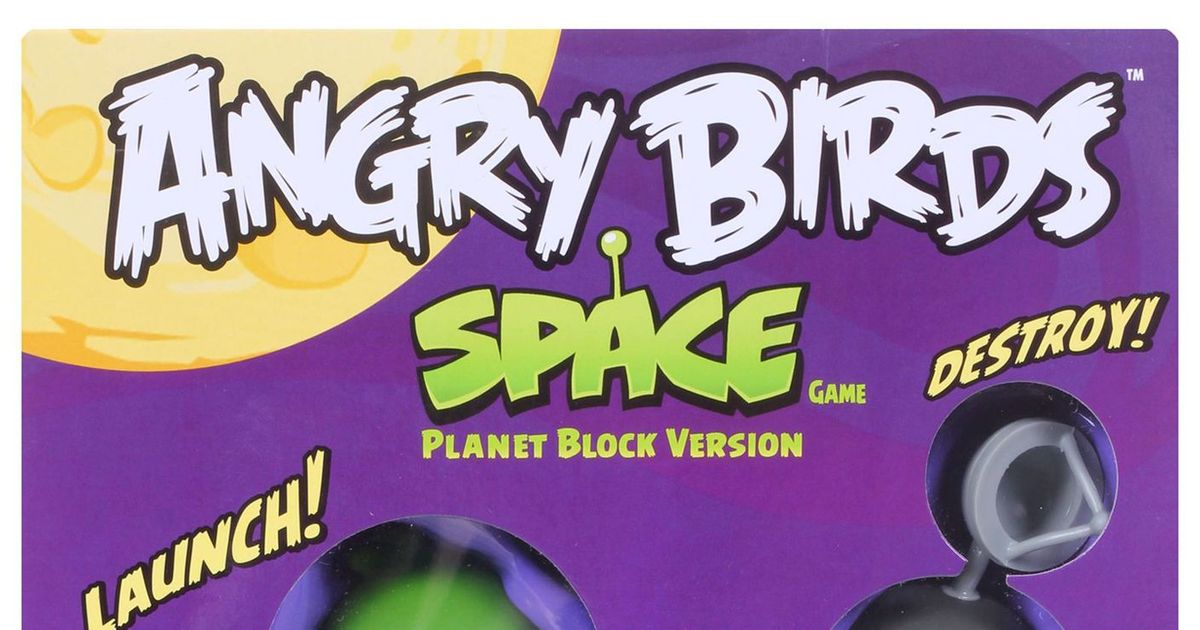 purple angry bird space