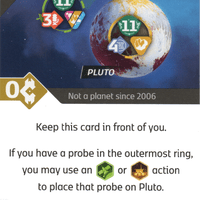 SETI: Search for Extraterrestrial Intelligente – Carta Promocional Plutón