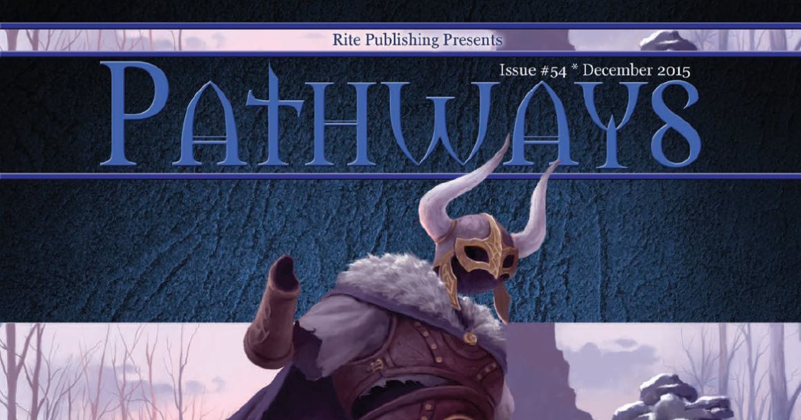 Pathways (Issue 54 - Dec 2015) | Issue | RPGGeek