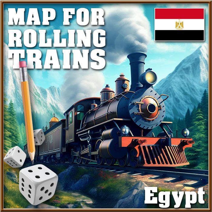 Map for Rolling Trains: Egypt