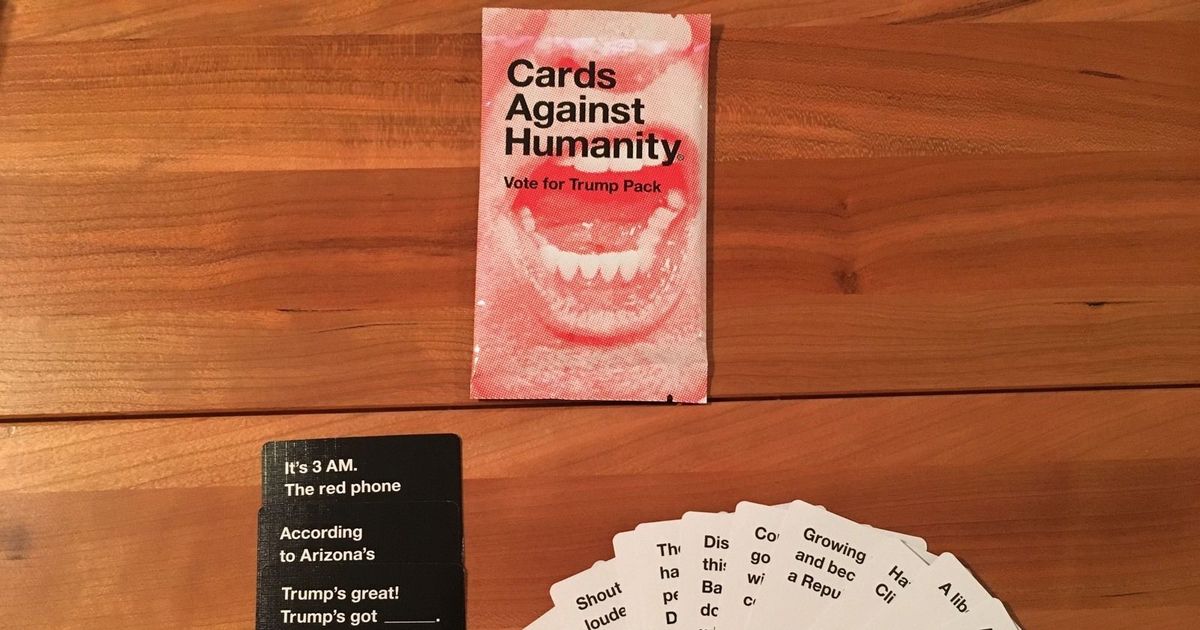 Cards Against Humanity: Vote for Trump Pack