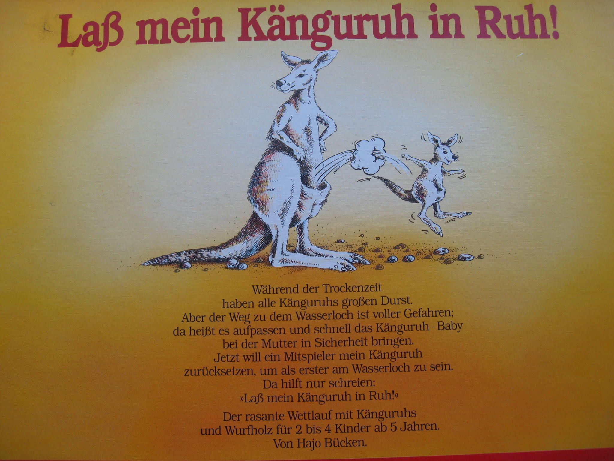 Lass mein Känguruh in Ruh! cover art