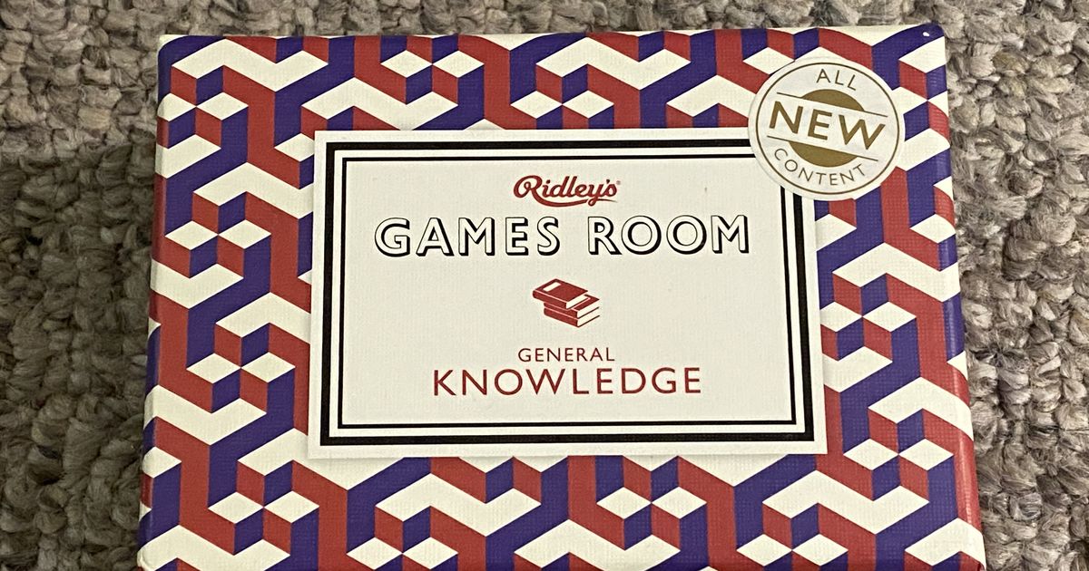 Ridley's Games Room General Knowledge Board Game BoardGameGeek