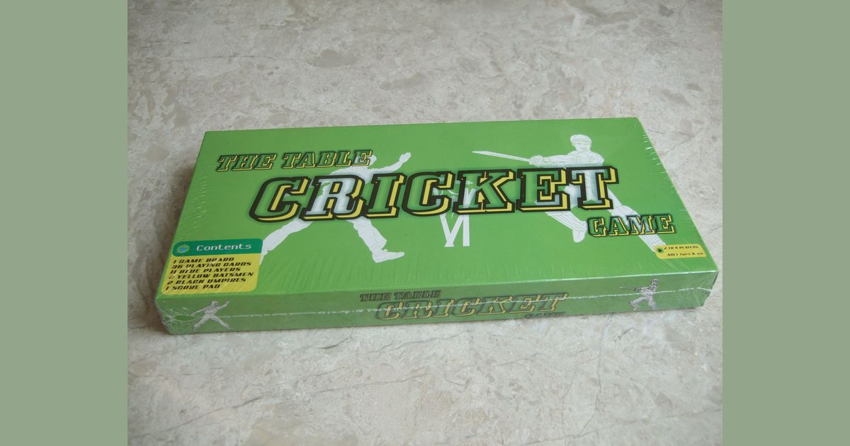The Table Cricket Game Board Game BoardGameGeek