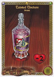 Red Dragon Inn Board Game Tainted Tincture Promo Card by Slugfest Games
