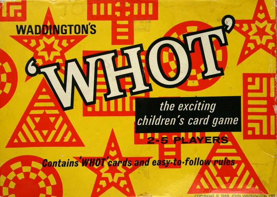 BNIP Waddingtons WHOT card game 