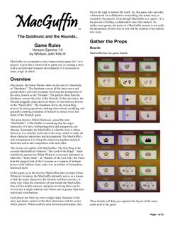MacGuffin: The Quidnunc and the Hounds
