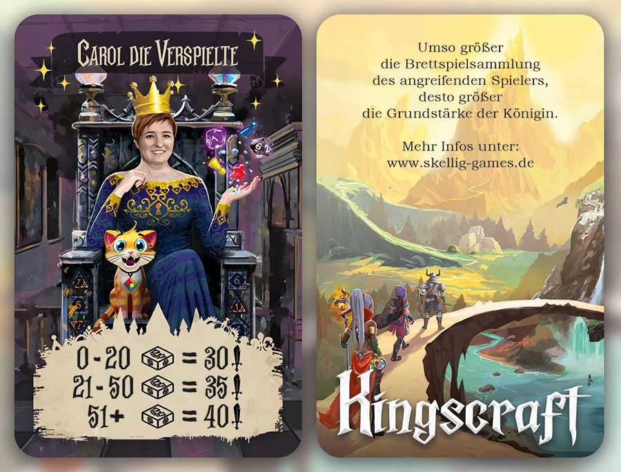 Kingscraft: Carol die Verspielte Promo Card cover art
