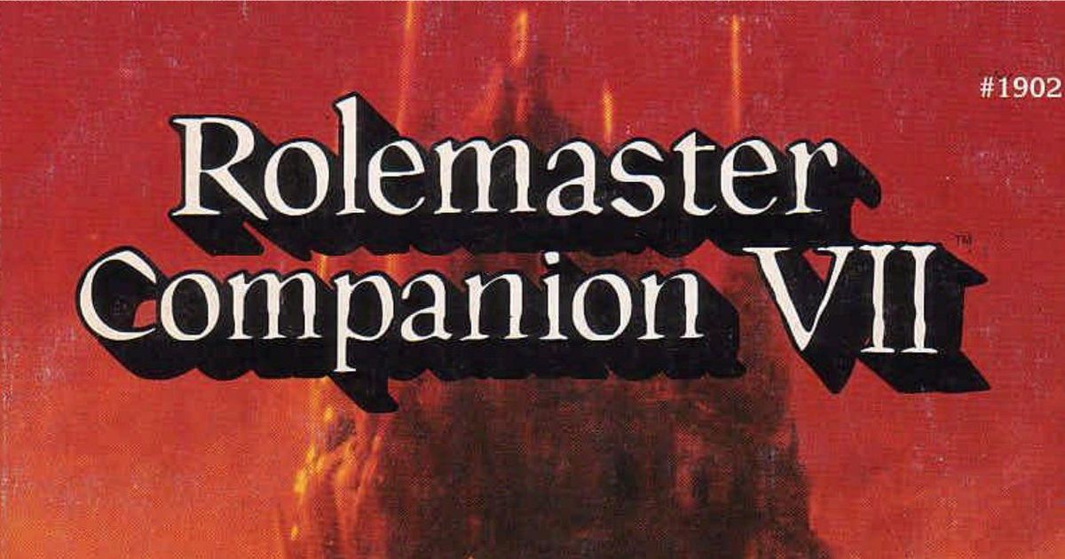 完璧わいふによる | VII Companion Rolemaster RPG RPGGeek | Item TRPG