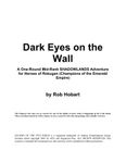 RPG Item: CoEE46: Dark Eyes on the Wall