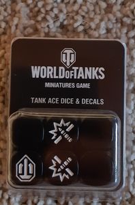 World of Tanks Miniatures Game: Tank Ace Dice and Decals
