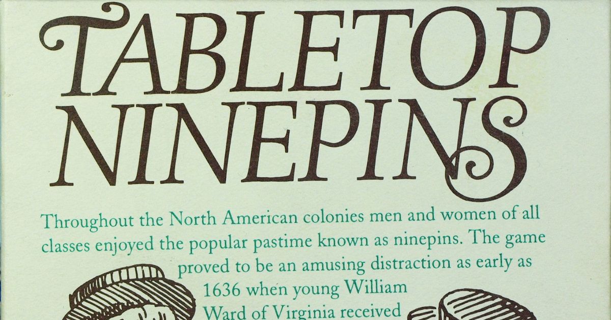 Tabletop Ninepins Board Game BoardGameGeek