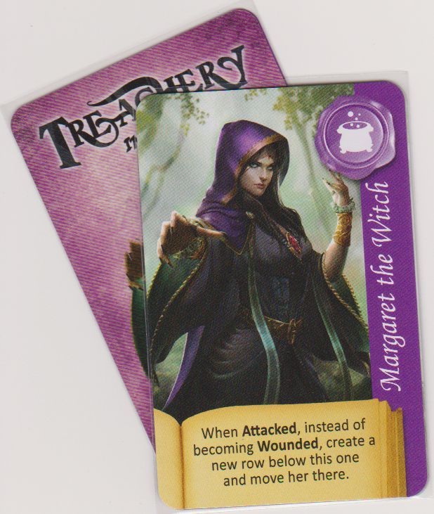 Treachery in a Pocket: Margaret the Witch Promo Card cover