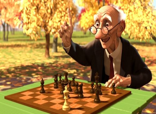 Old guy still playing games!