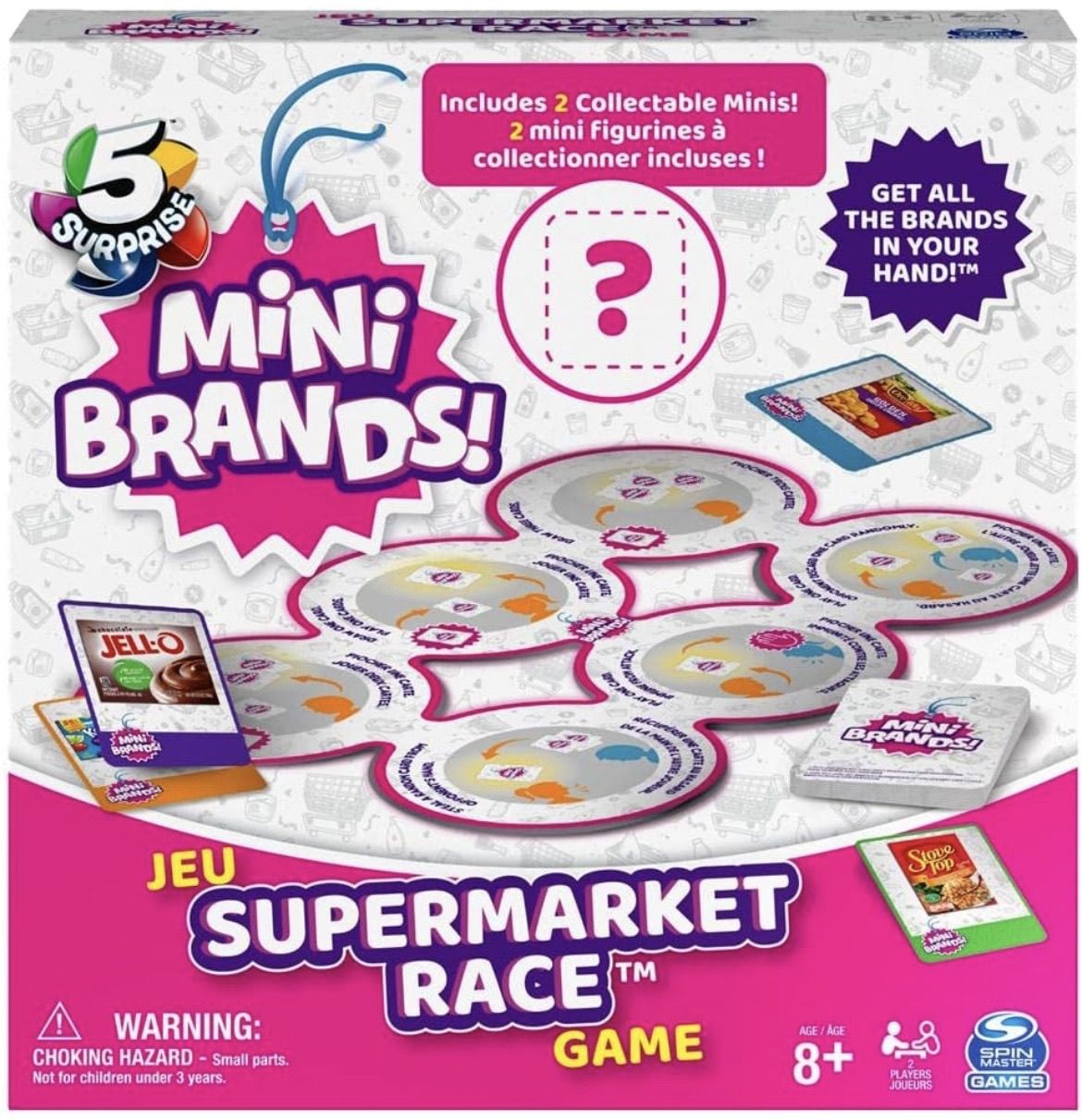 5 Surprise Mini Brands!: Supermarket Race Game