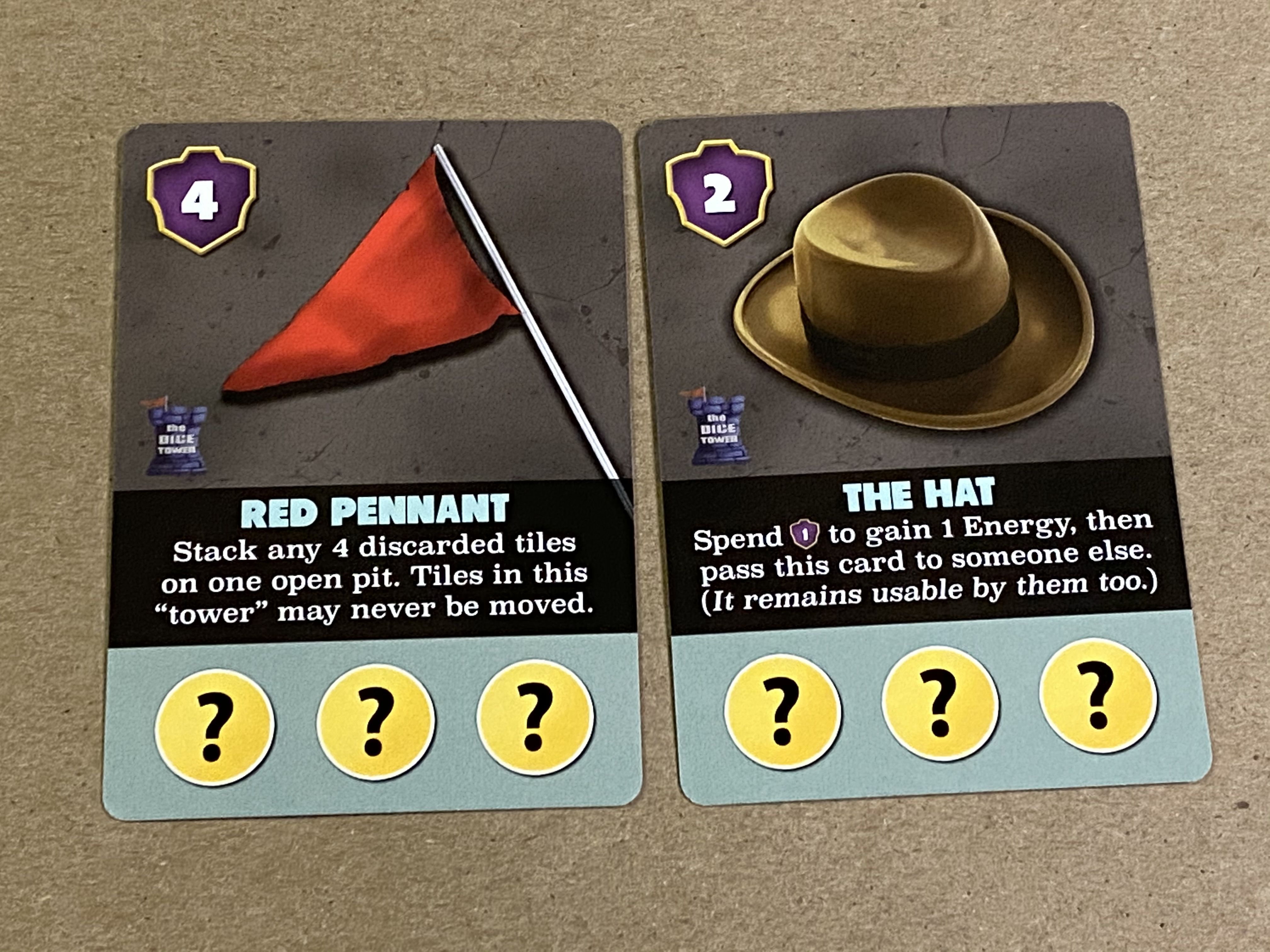 Fossilis: 2020 Dice Tower Promo Cards
