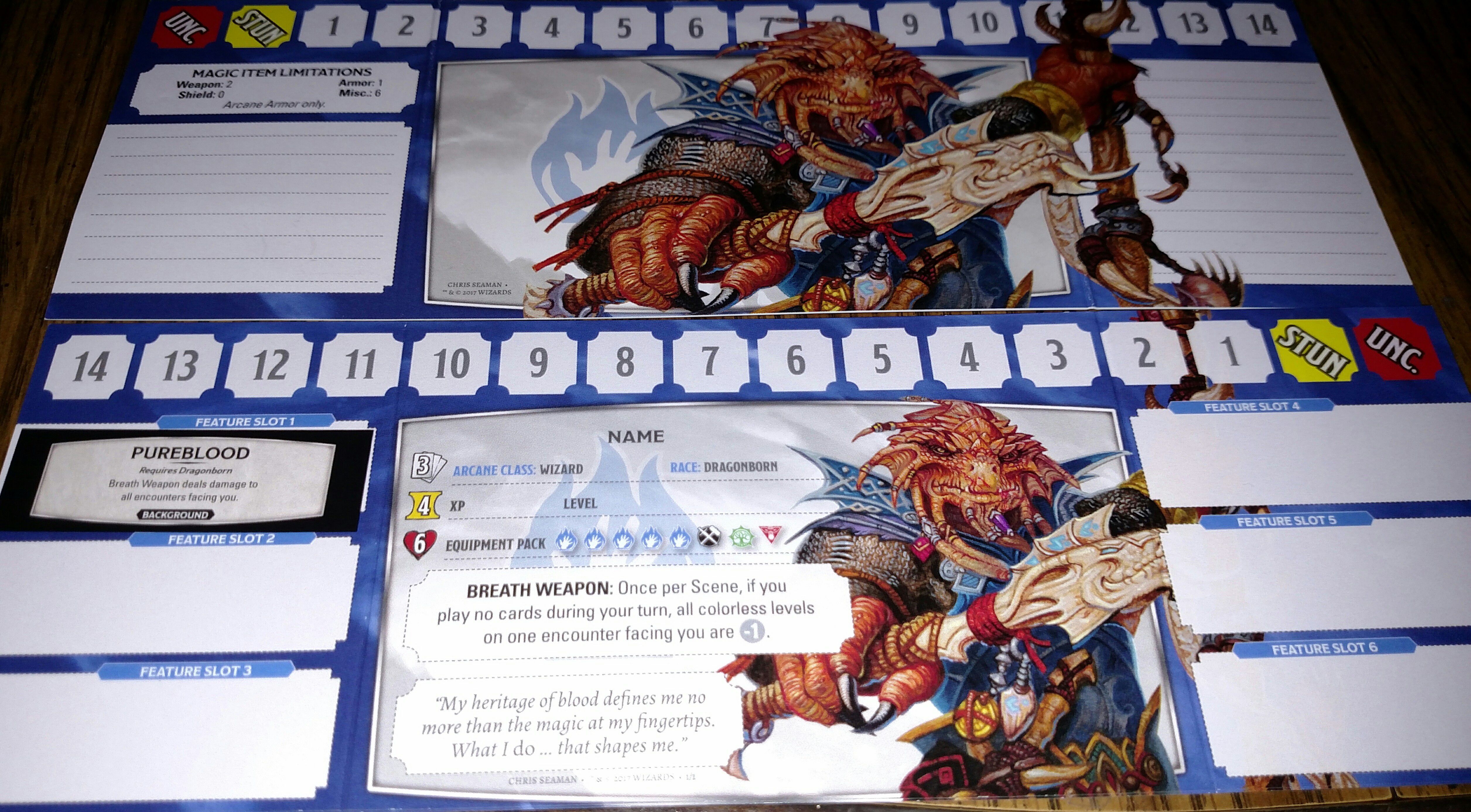 Dragonfire: Dragonborn Wizard Promo Card