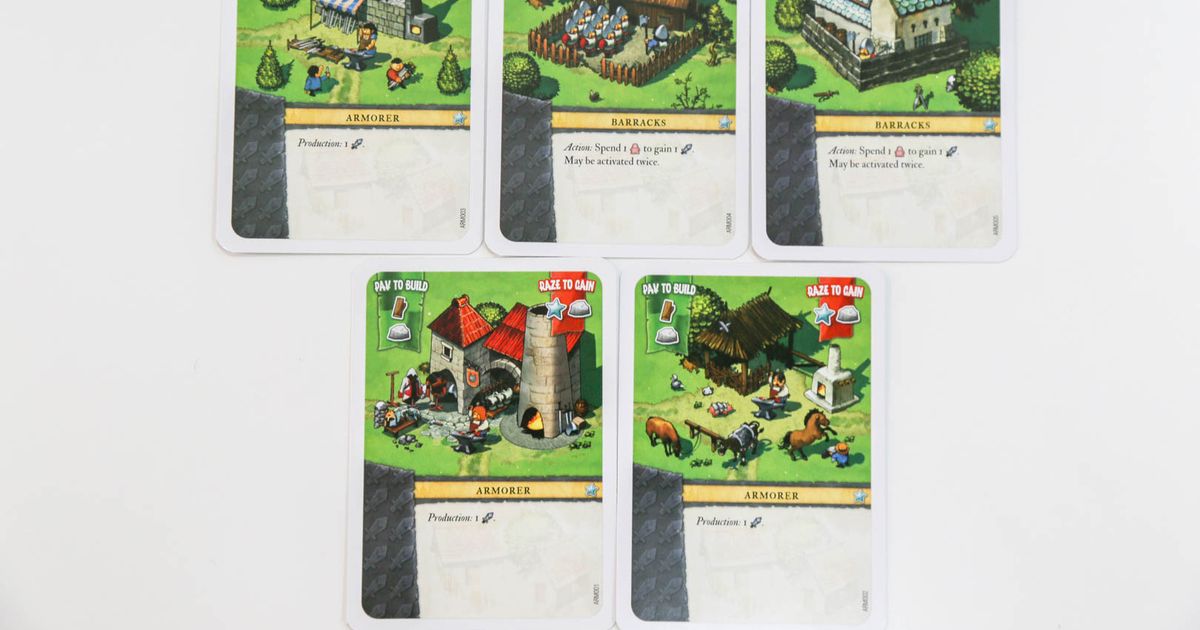 Imperial Settlers Armorer & Barracks Board Game BoardGameGeek