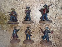 Board Game Accessory: Shadows of Brimstone: The Lost Marshals Miniature Set