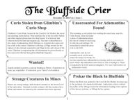 Issue: The Bluffside Crier (Vol 1, No 2 - Dec 2004)