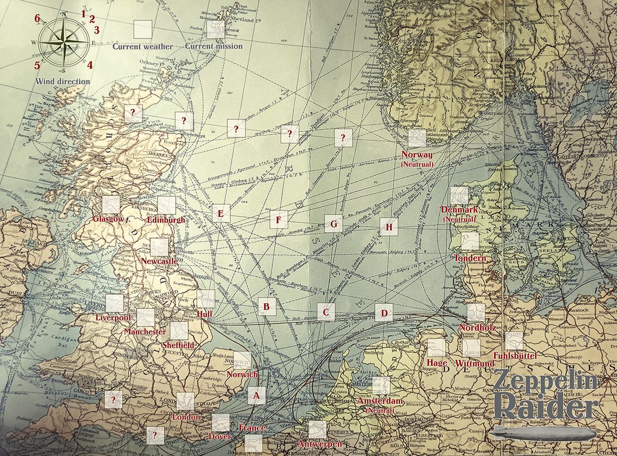 New map | Zeppelin Raider: Imperial German Naval Airships