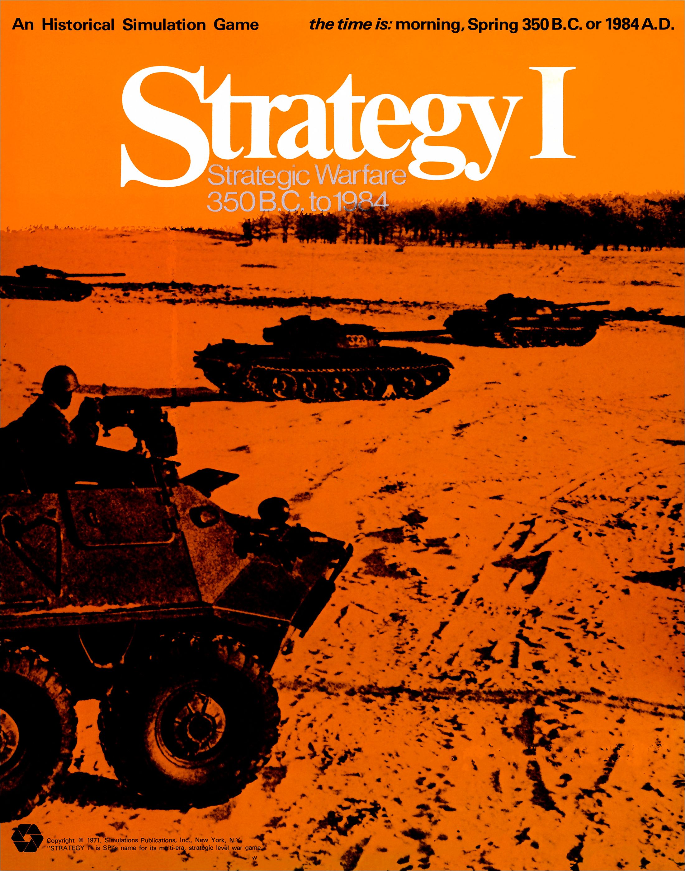 Boîte du jeu Strategy I: Strategic Warfare 350BC to 1984