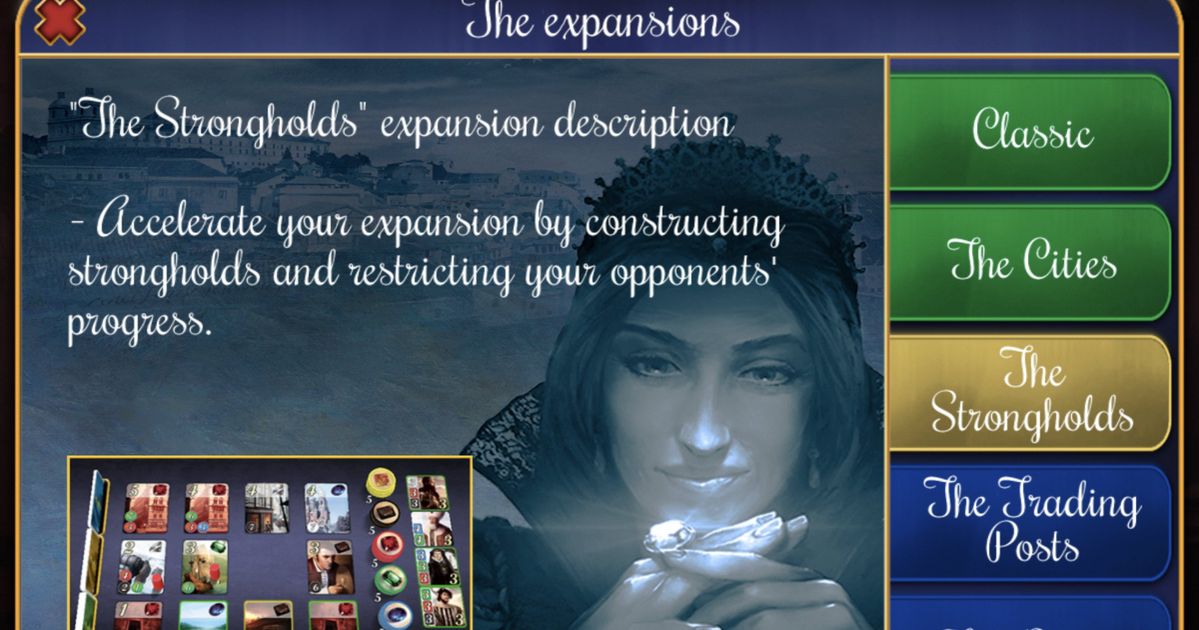 Splendor - The Strongholds | Video Game | BoardGameGeek