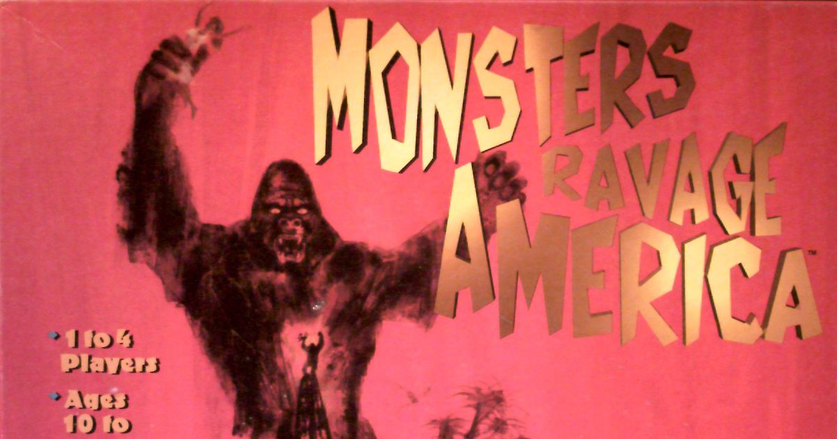 Monsters Ravage America | Board Game | BoardGameGeek