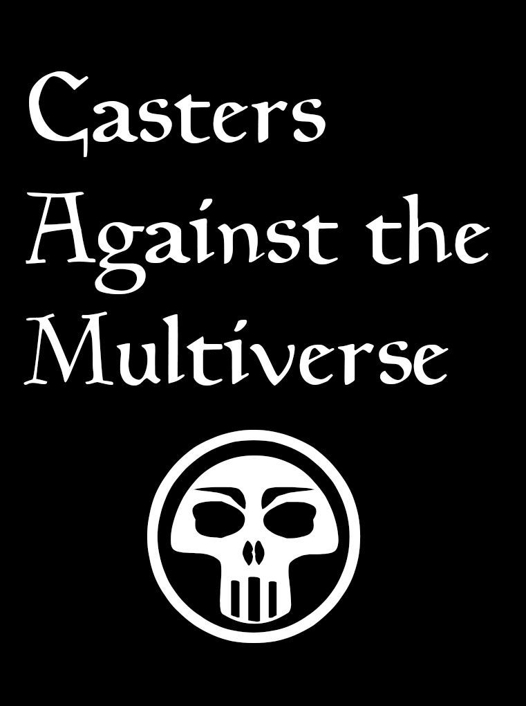 Casters Against the Multiverse (fan expansion for Cards Against Humanity) box art