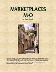 RPG Item: Marketplaces M-O