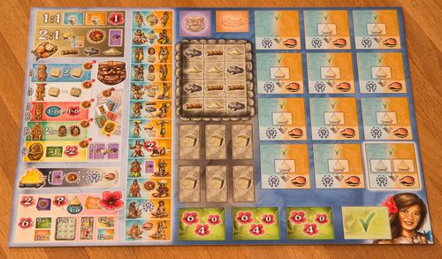 その他 Bora Bora board game +mini 1st expansion