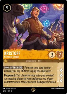 Disney Lorcana: Kristoff – Reindeer Keeper Promo