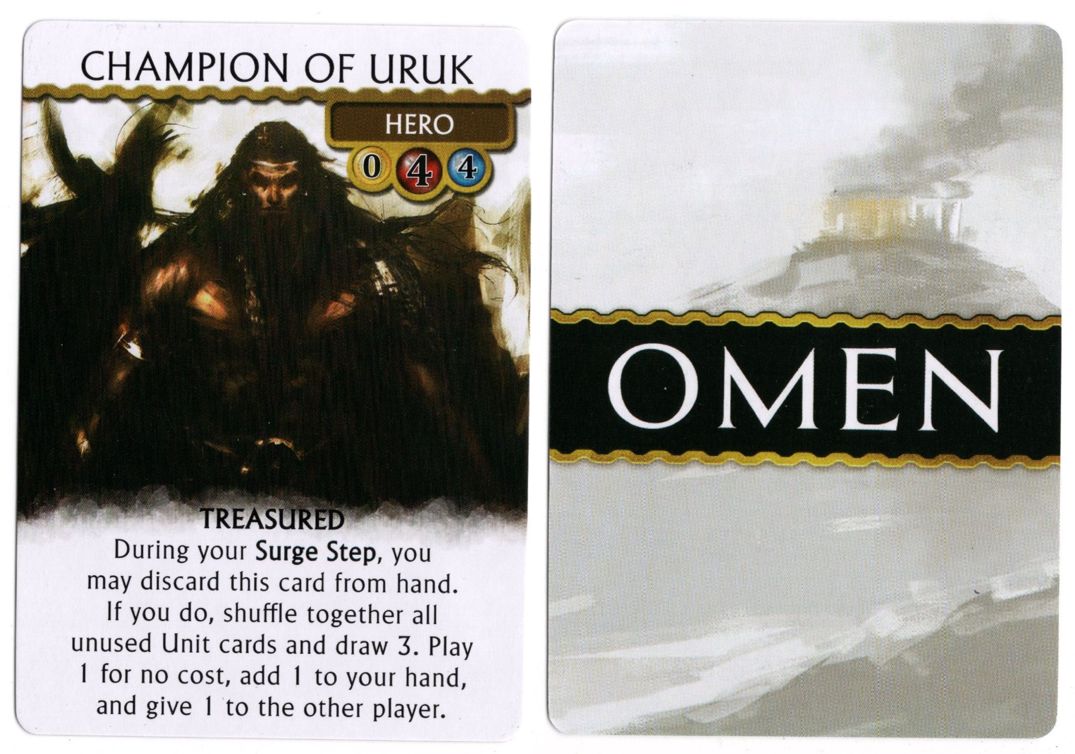Omen: A Reign of War – Champion of Uruk Promo Card