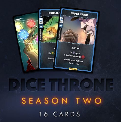 Dice Throne S2 Season 2 Promo Pack 16 Card Set Kickstarter Roxley Games INSTOCK 
