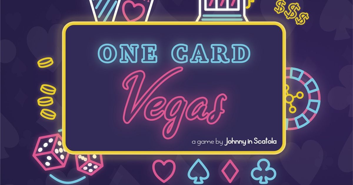 One Card Vegas | Board Game | BoardGameGeek