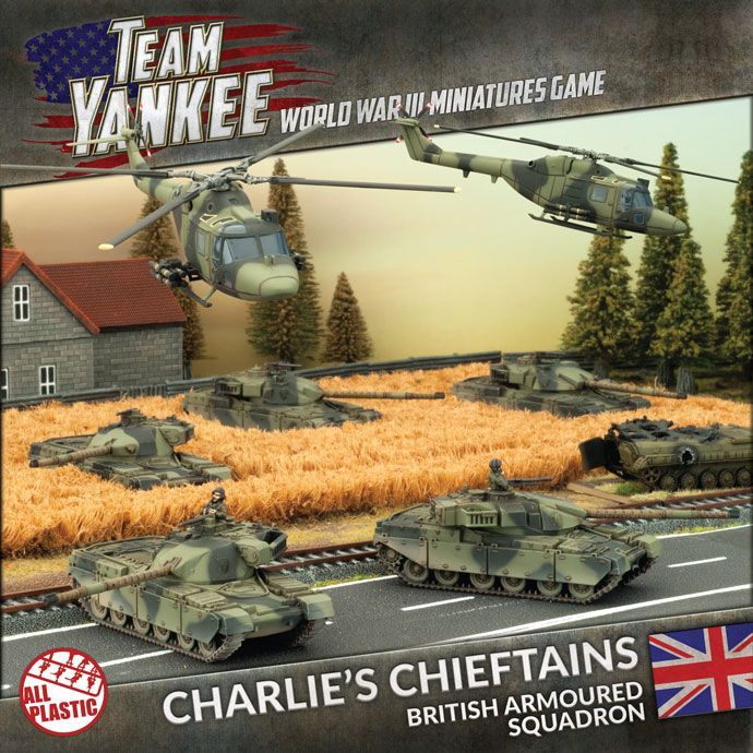 Team Yankee: Charlie's Chieftains – British Armored Squadron box art