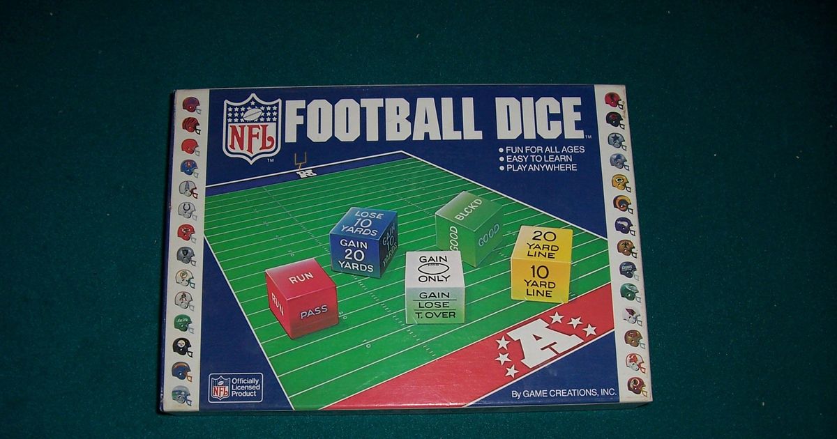 Football Dice Board Game BoardGameGeek