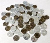 Board Game Accessory: Brass: Metal Coins