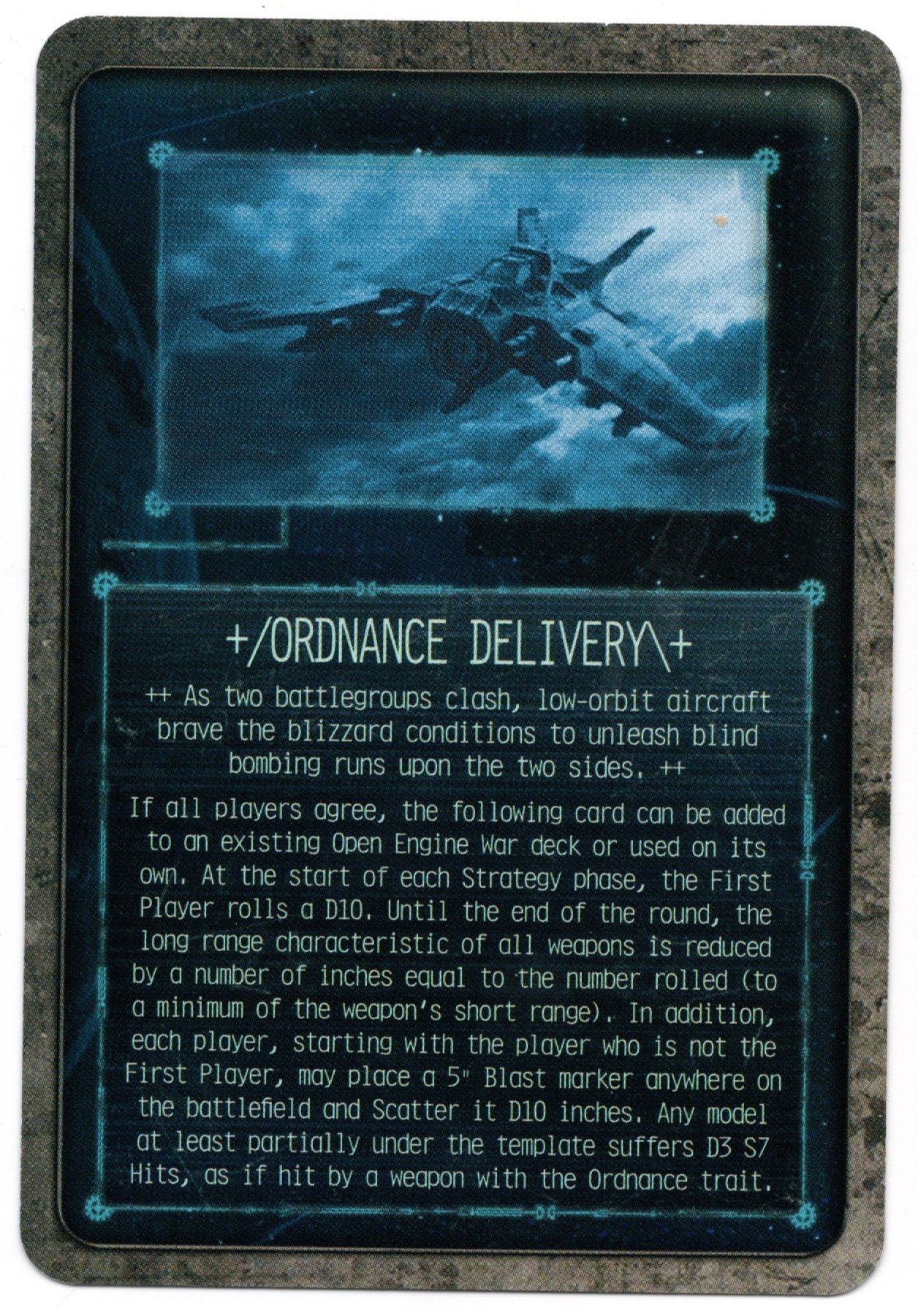 Adeptus Titanicus: The Horus Heresy – Ordnance Delivery Promo Card